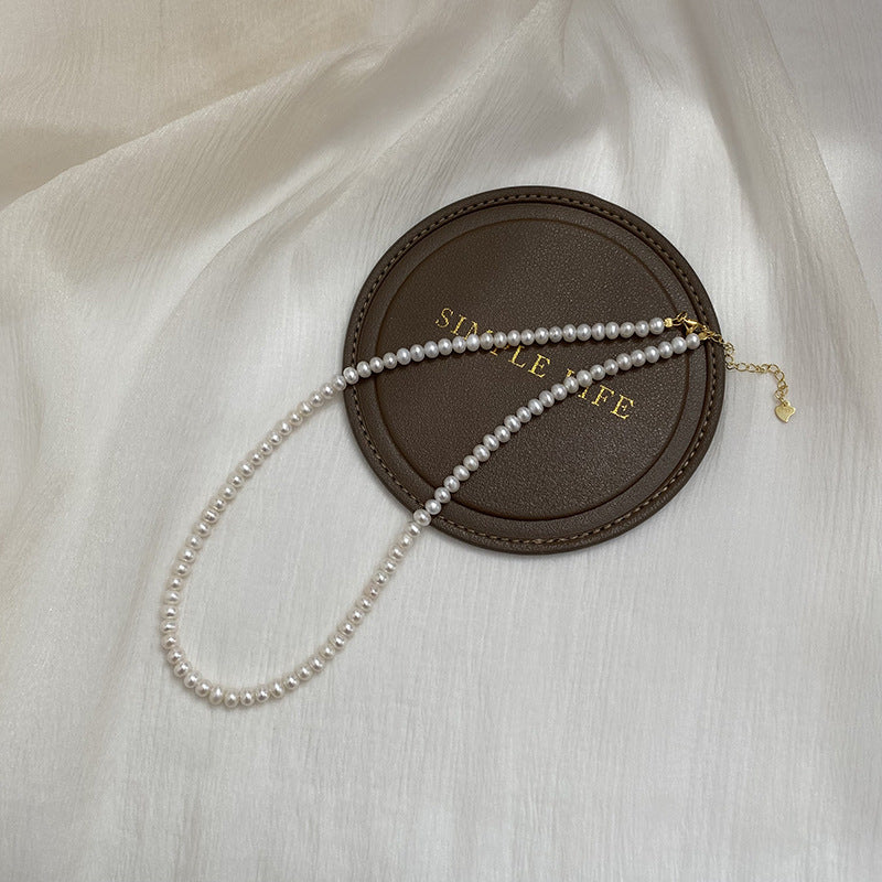 Koyace 4mm Highlight Mini Pearl Beaded Necklace