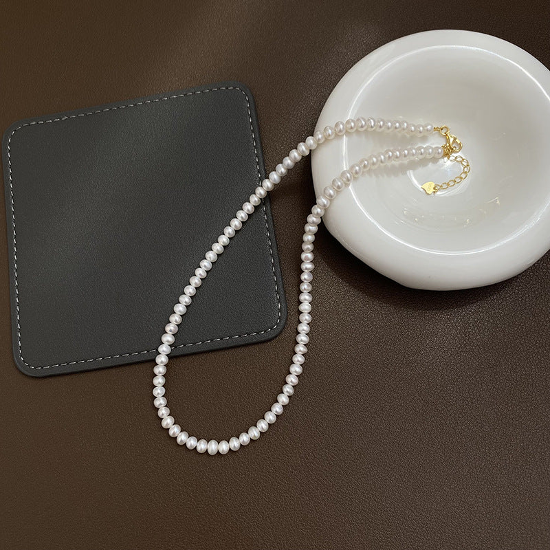Koyace 4mm Highlight Mini Pearl Beaded Necklace