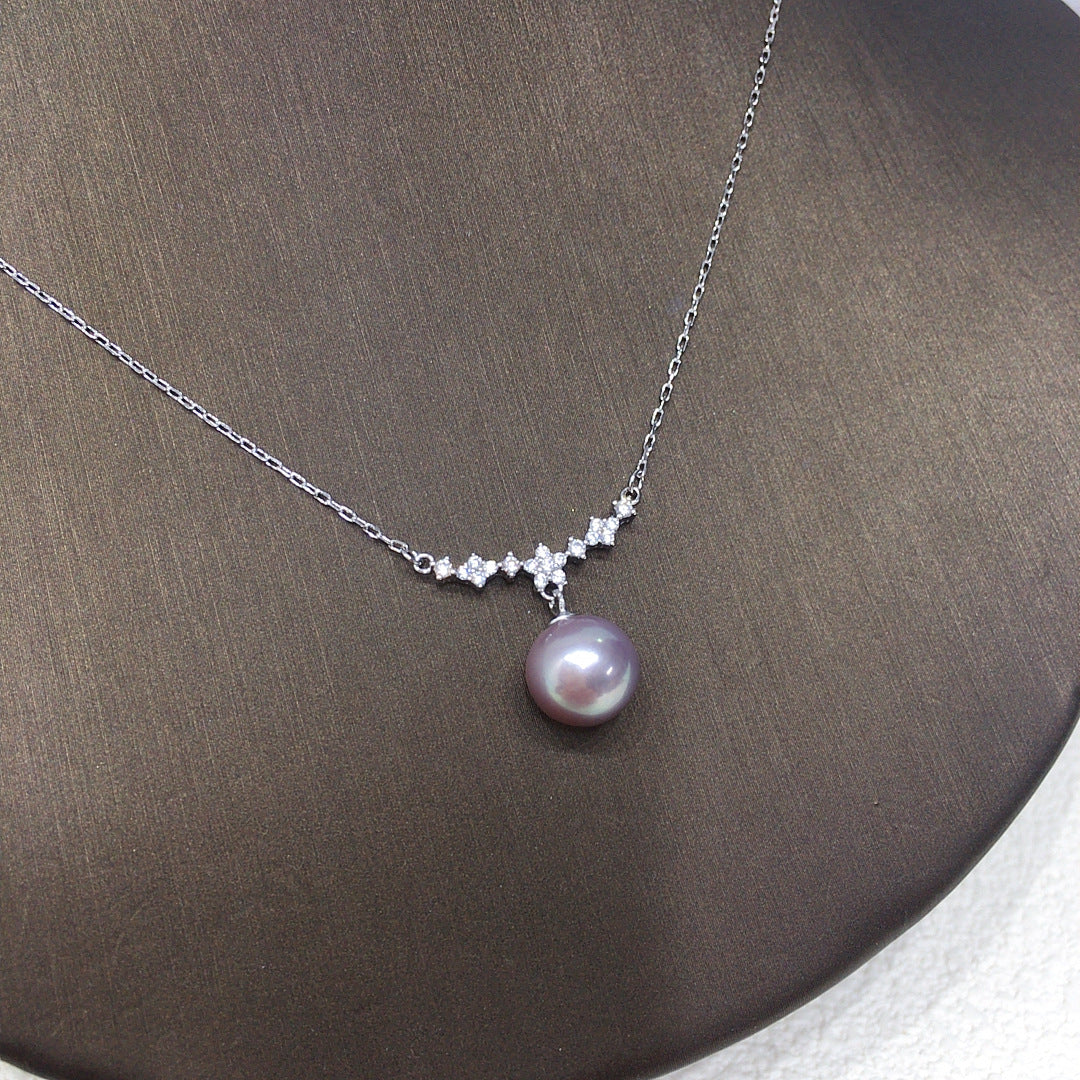 Koyace 5A Mystic Purple Edison Pearl Necklace