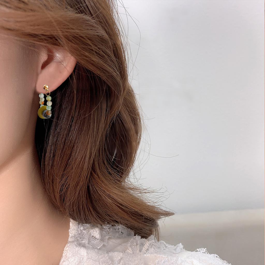 Koyace Agate Multi-color Beaded Earrings
