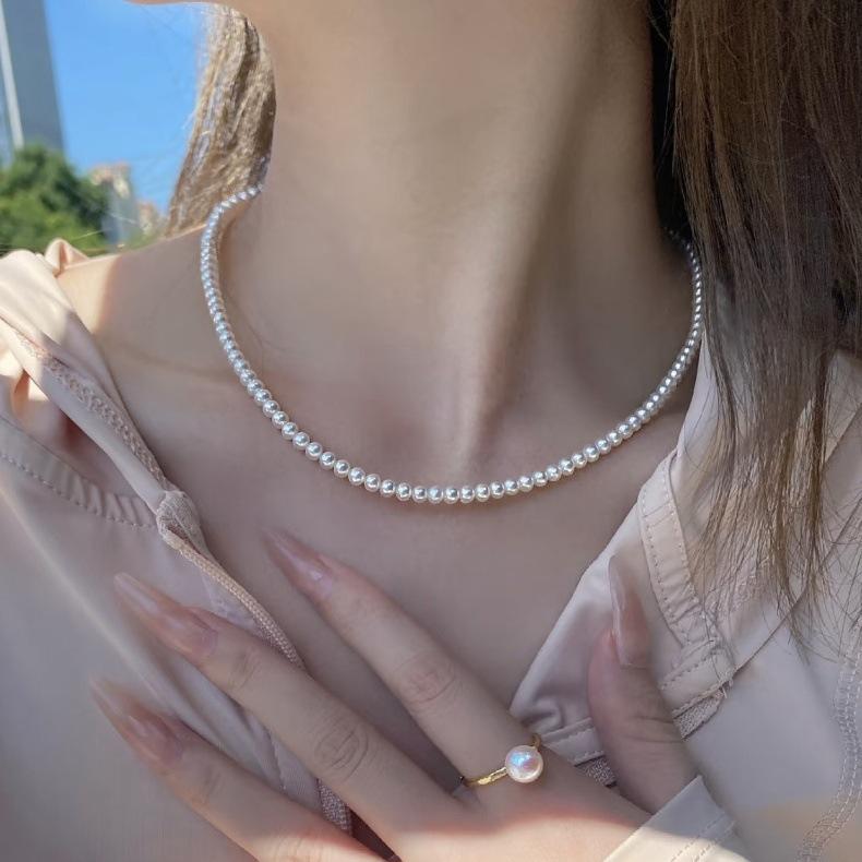 Koyace Akoya Pearl 4-5mm Beaded Necklace
