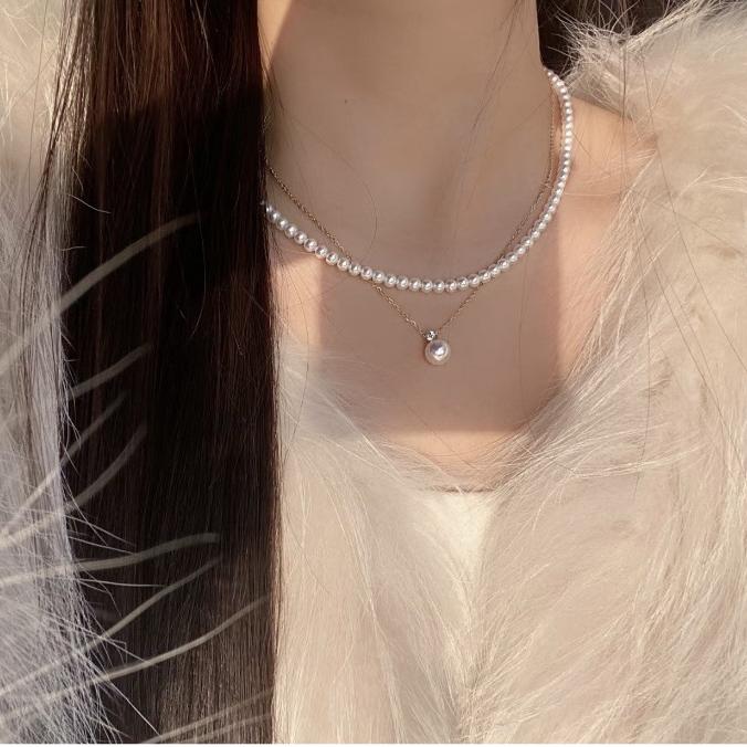 Koyace Akoya Pearl 4-5mm Beaded Necklace