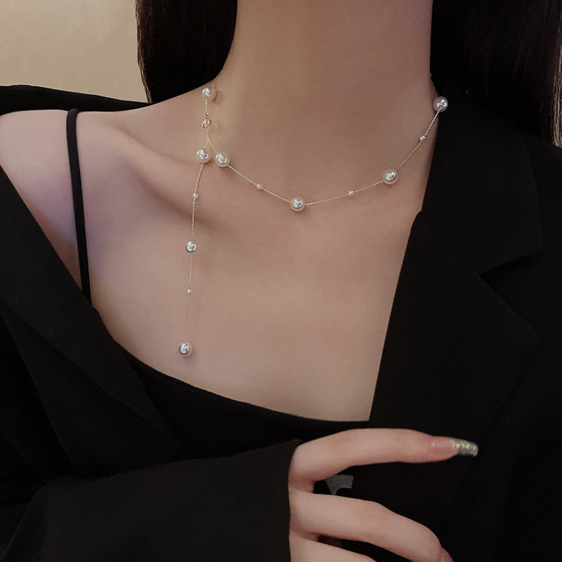 Koyace Babysbreath Shell Pearl Versatile Round Necklace S925