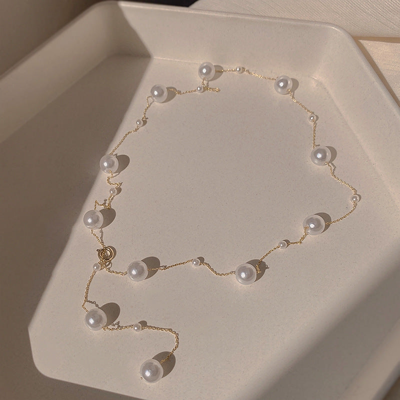 Koyace Babysbreath Shell Pearl Versatile Round Necklace S925