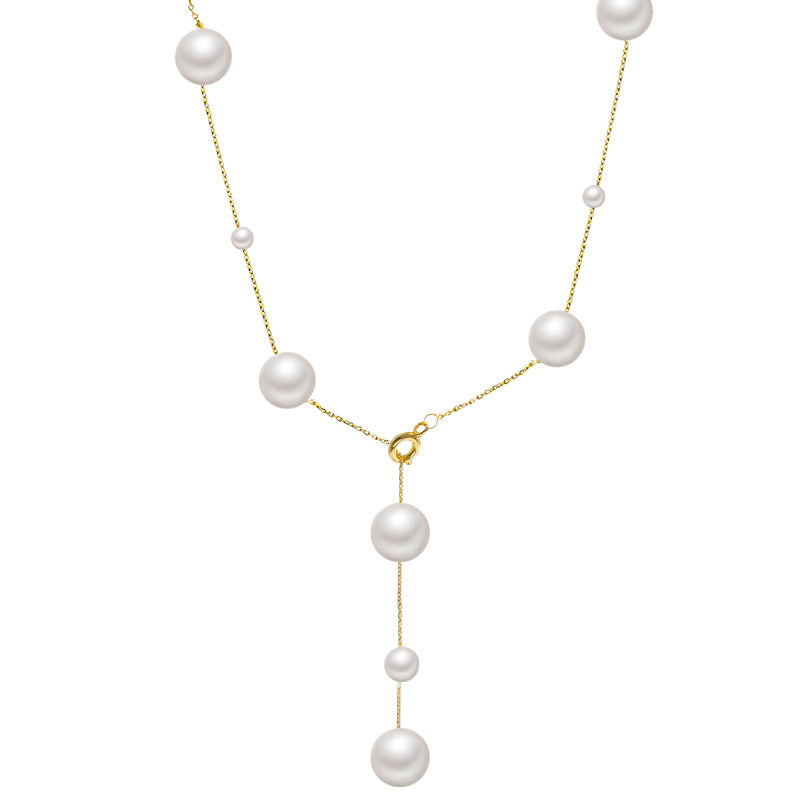 Koyace Babysbreath Shell Pearl Versatile Round Necklace S925