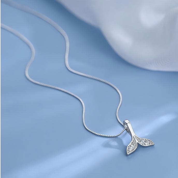Koyace Diamond-encrusted Mermaid Tail Necklace