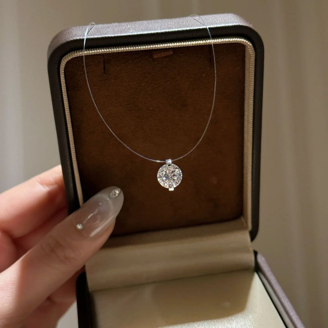 Koyace Mermaid's Tear Necklace Moissanite S925 Sterling Silver