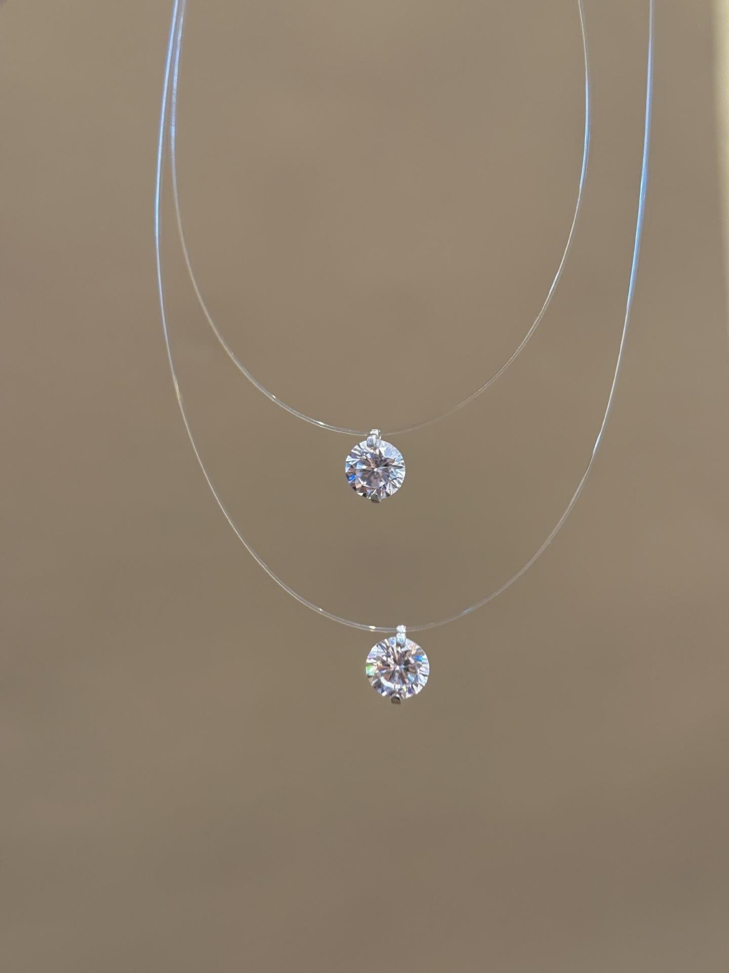 Koyace Mermaid's Tear Necklace Moissanite S925 Sterling Silver