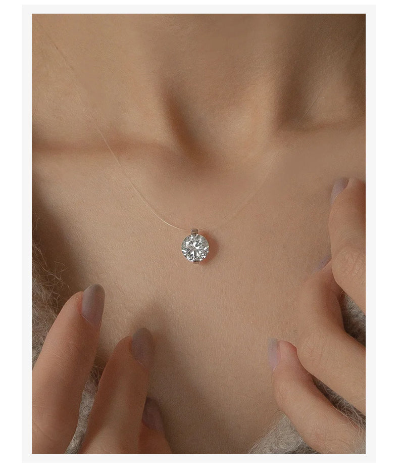 Koyace Mermaid's Tear Necklace Moissanite S925 Sterling Silver