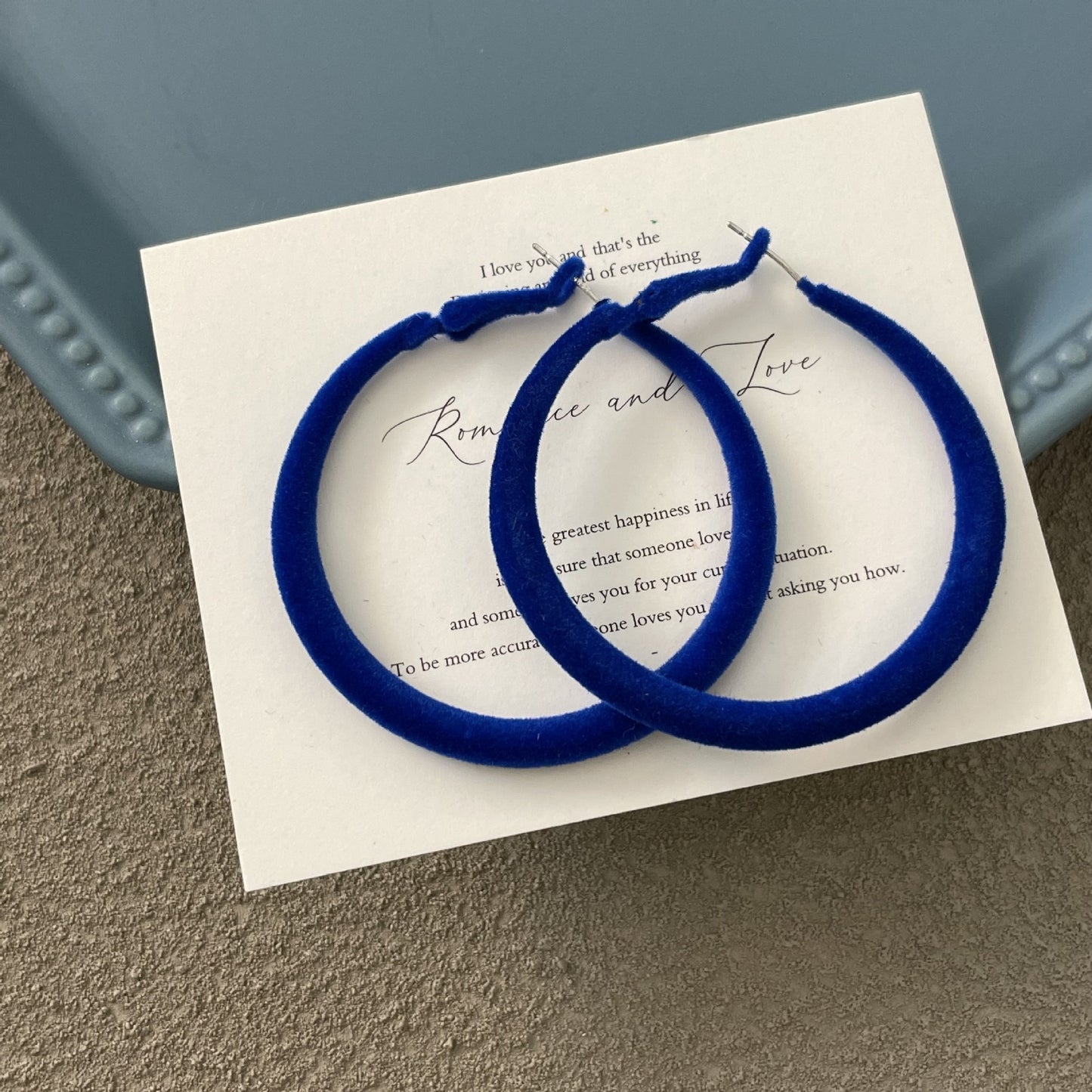 Koyace Metal Exaggerated Thick-rimmed Large Ring Earrings