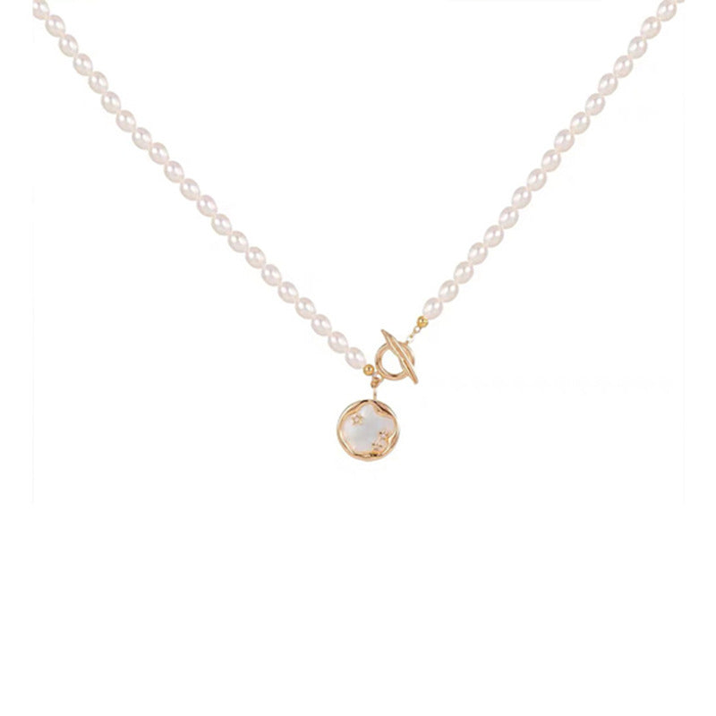 Koyace Shell Starry Sky Beaded Pearl Necklace