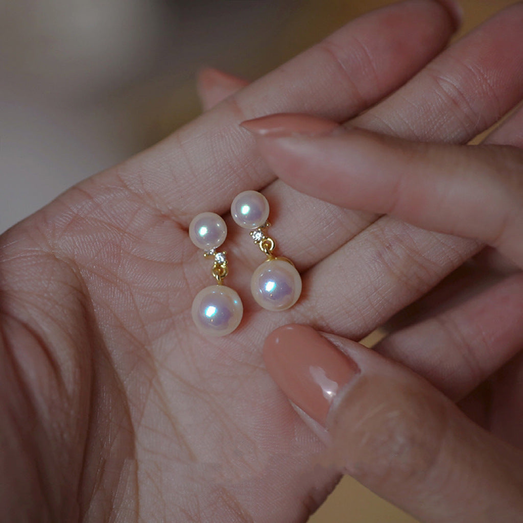 Koyace Star Constellation 6A Freshwater Pearl Earrings