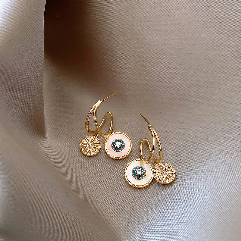 Koyace Time Of The Mirror Pendant Slightly Diamonds Earrings