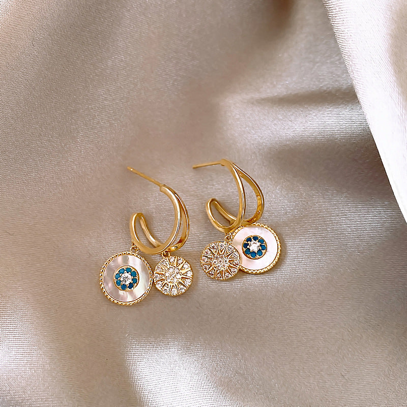 Koyace Time Of The Mirror Pendant Slightly Diamonds Earrings
