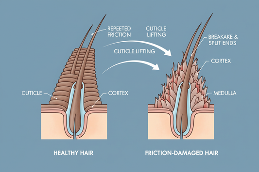 Hair Friction Explained: How Everyday Contact Weakens Hair Without You Realizing