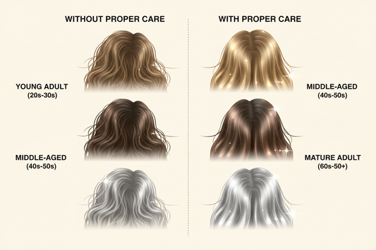 Hair Aging Is Real: How Texture, Density, and Shine Change Over Time