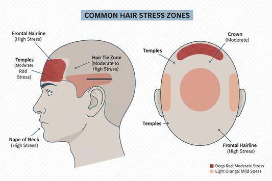Why Hair Breaks More in Certain Areas: Understanding Stress Zones on the Head