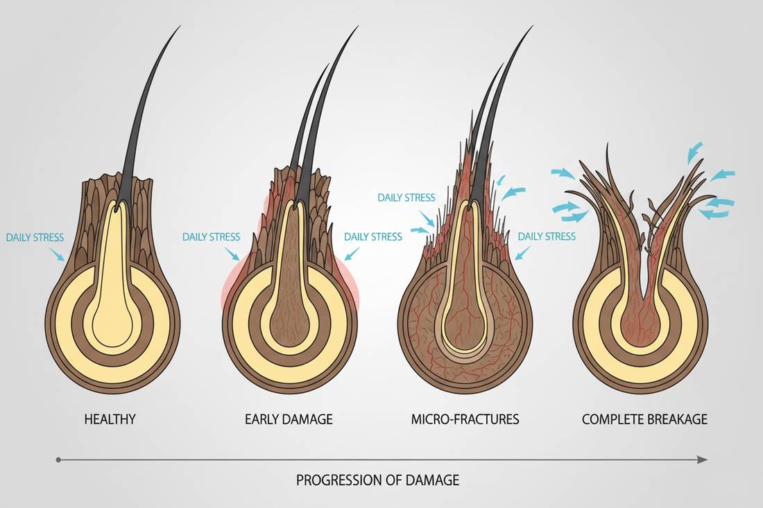 Why Hair Breakage Starts Long Before You See It: Daily Habits That Weaken Hair Over Time