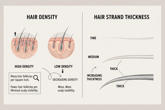 Hair Density vs. Hair Thickness: Why They’re Not the Same — and How to Improve Both