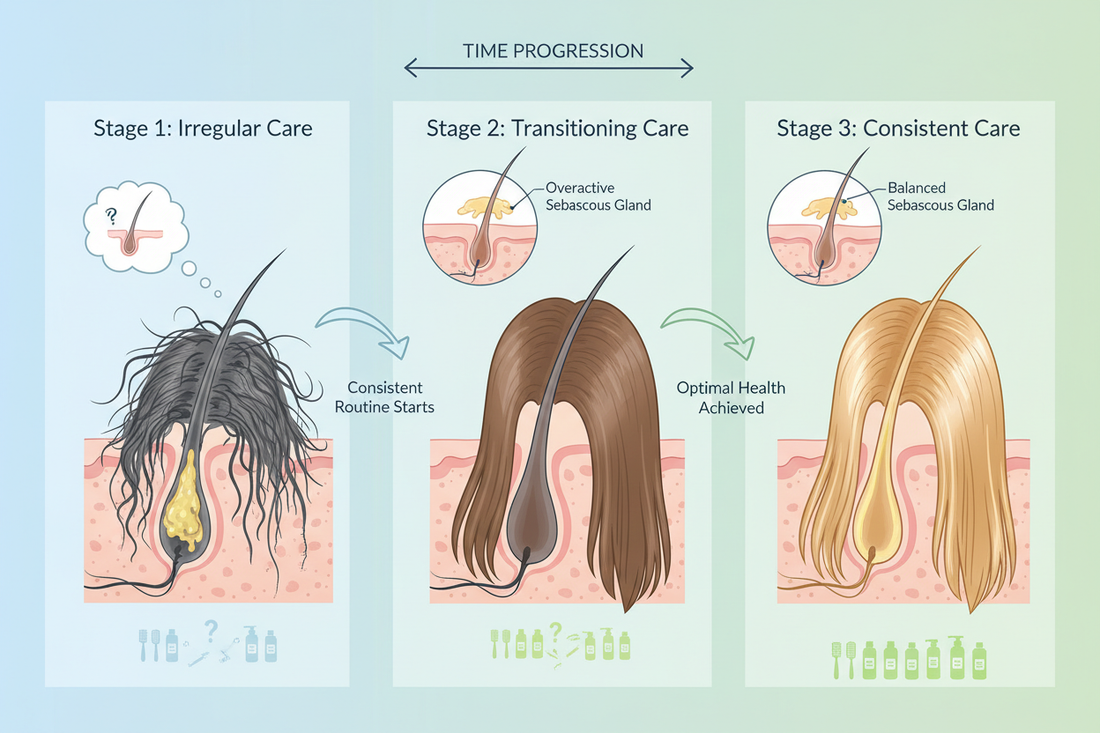 How to Train Your Hair Over Time: Habits That Improve Hair Behavior Naturally
