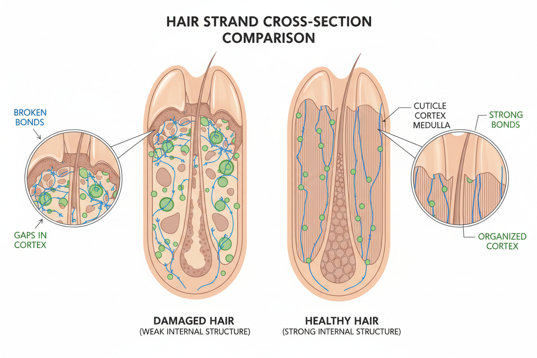 Why Your Hair Looks Healthy but Feels Weak: The Disconnect Between Appearance and Strength