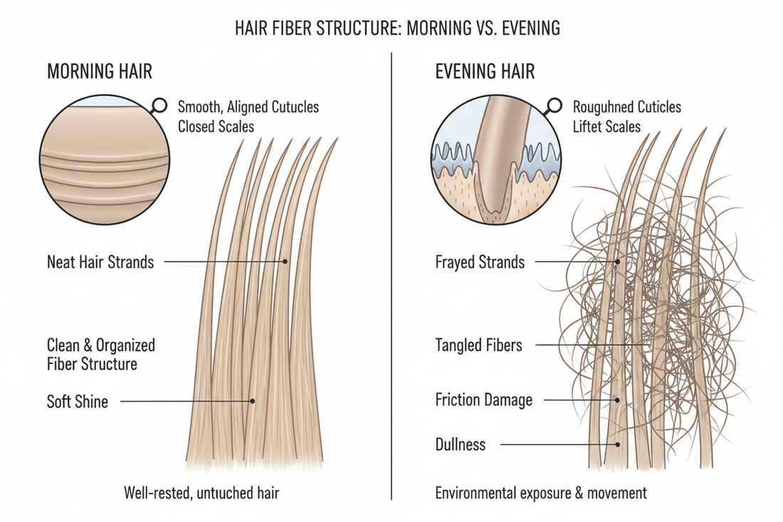 Why Hair Looks Worse as the Day Goes On (Even Without Oil)