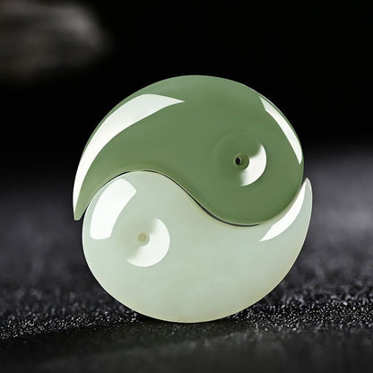 Koyace Pure Jade Two Fish Couple Necklace