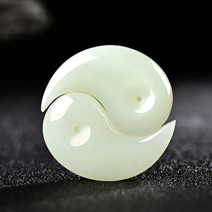 Koyace Pure Jade Two Fish Couple Necklace