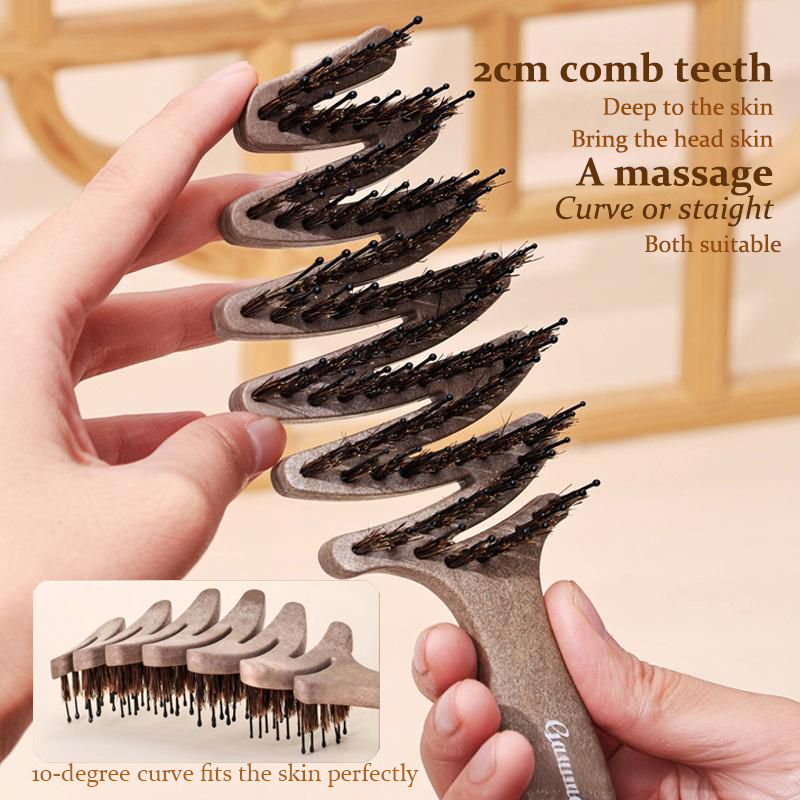 Koyace Pine Tower Pig Bristle Hair Care Brush