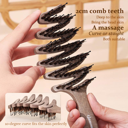 Koyace Pine Tower Pig Bristle Hair Care Brush