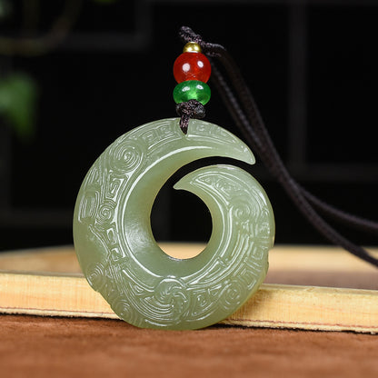 Koyace Pure Jade Volution Donut Necklace