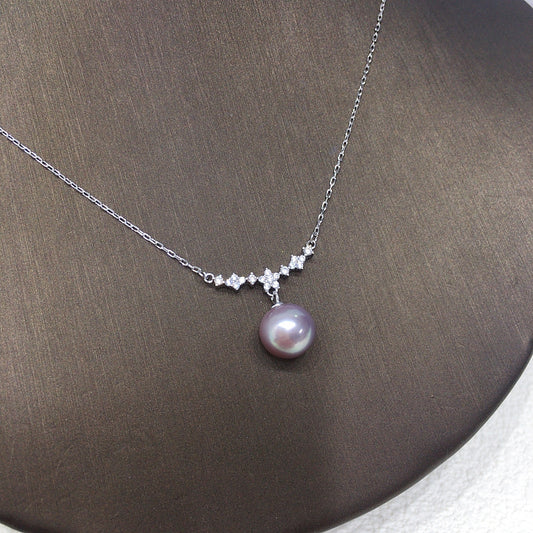Koyace 5A Mystic Purple Edison Pearl Necklace