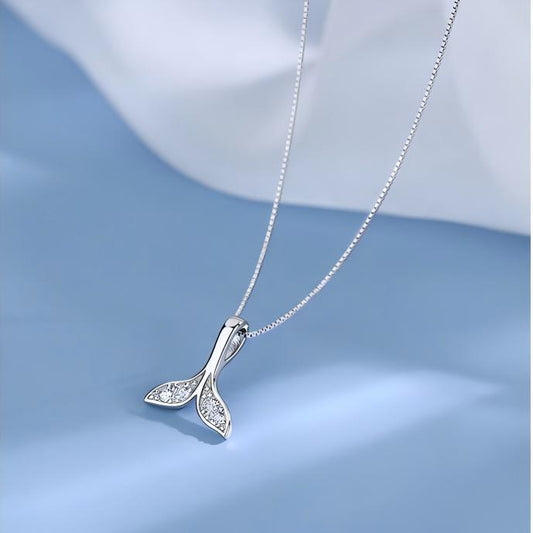Koyace Diamond-encrusted Mermaid Tail Necklace