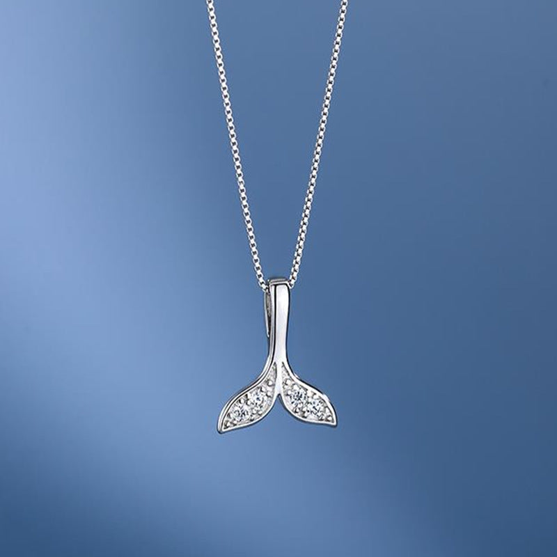 Koyace Diamond-encrusted Mermaid Tail Necklace