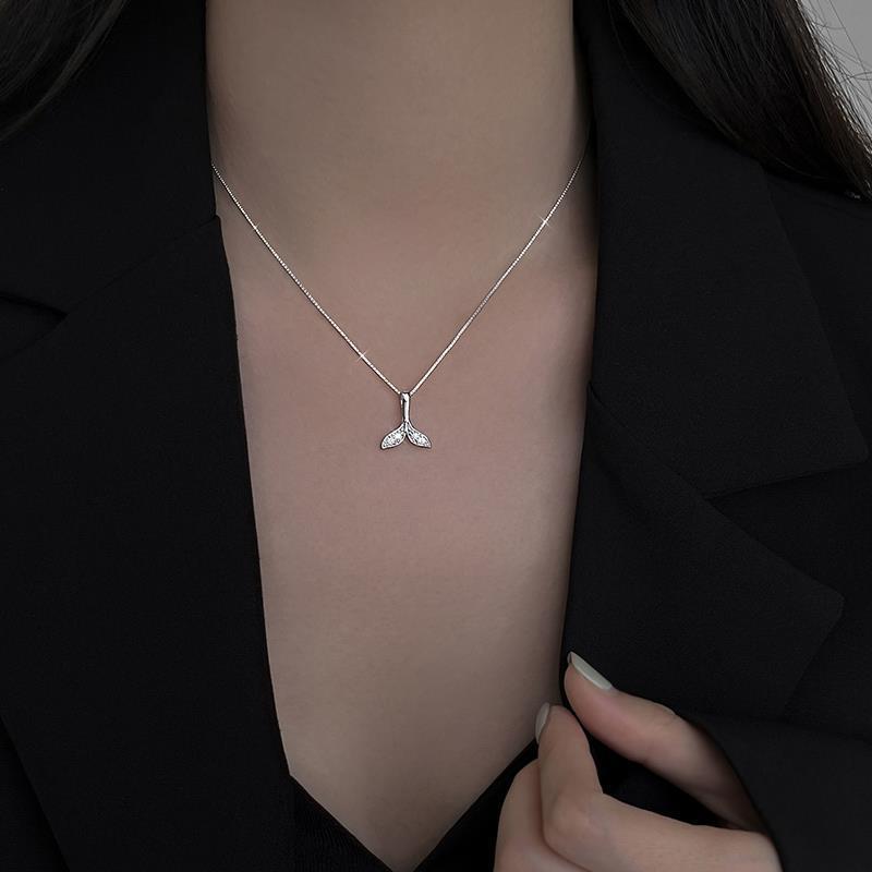 Koyace Diamond-encrusted Mermaid Tail Necklace