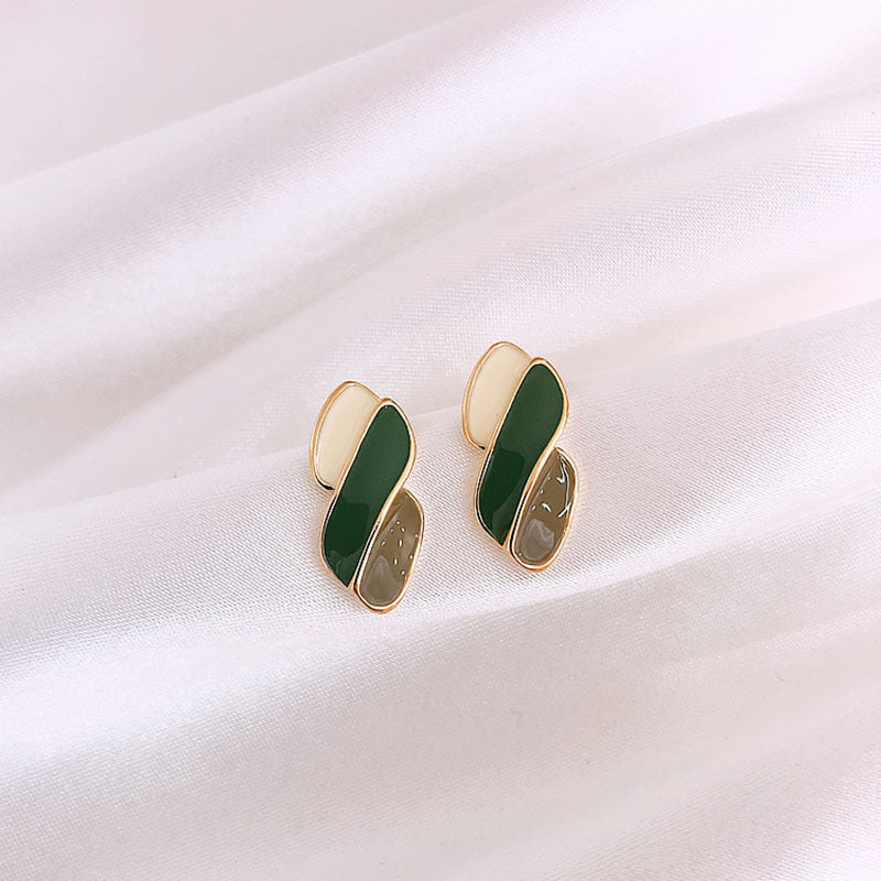 Koyace Drop Glaze Painting Style Stud Earrings