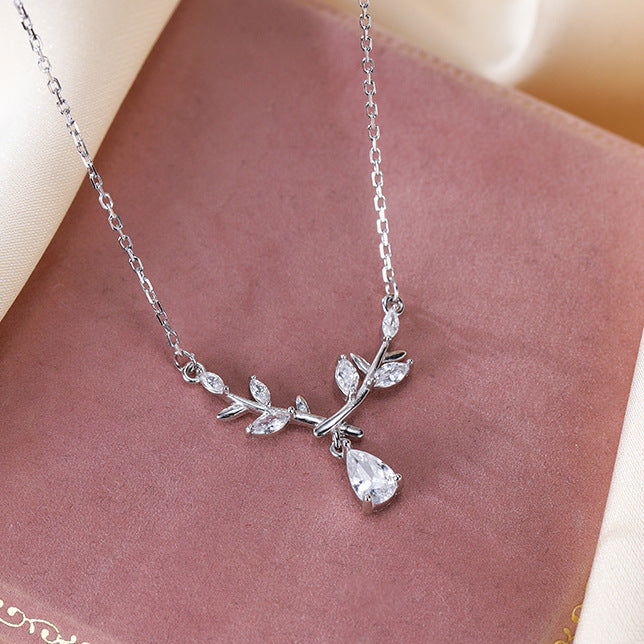 Koyace Laurel Goddess Diamond Pendant Necklace