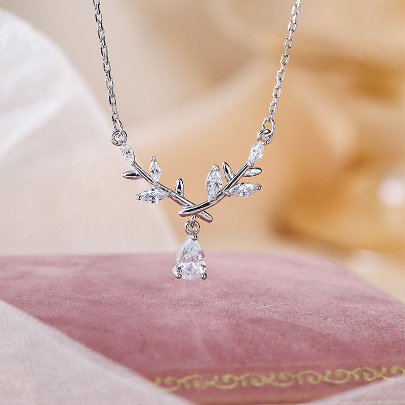 Koyace Laurel Goddess Diamond Pendant Necklace