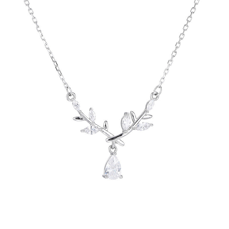 Koyace Laurel Goddess Diamond Pendant Necklace