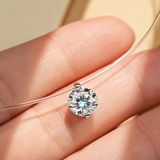 Koyace Mermaid's Tear Necklace Moissanite S925 Sterling Silver