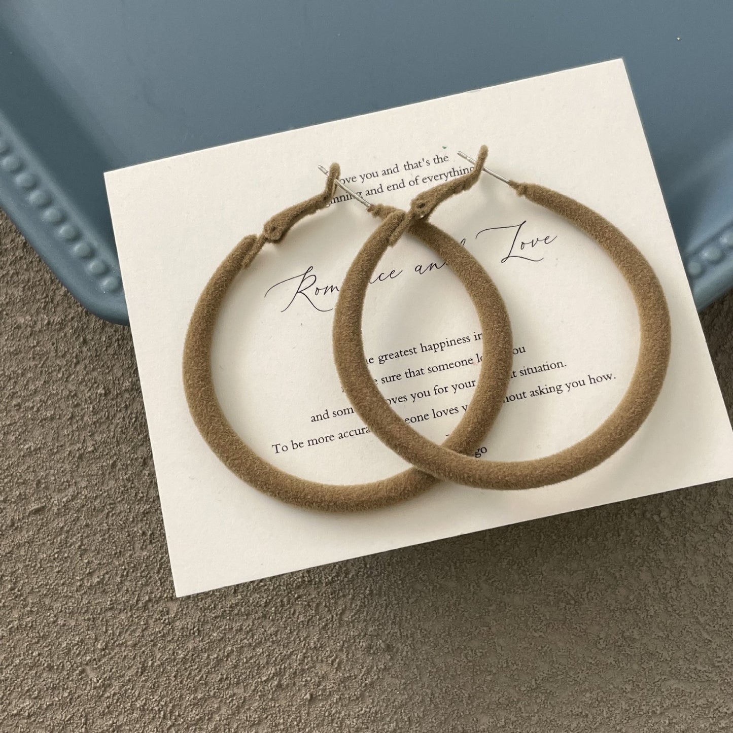 Koyace Metal Exaggerated Thick-rimmed Large Ring Earrings