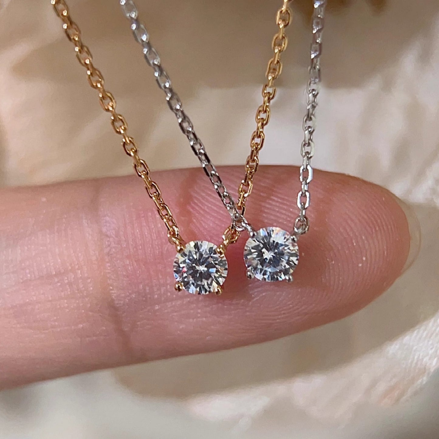 Koyace Moissanite Necklace S925 Pure Silver
