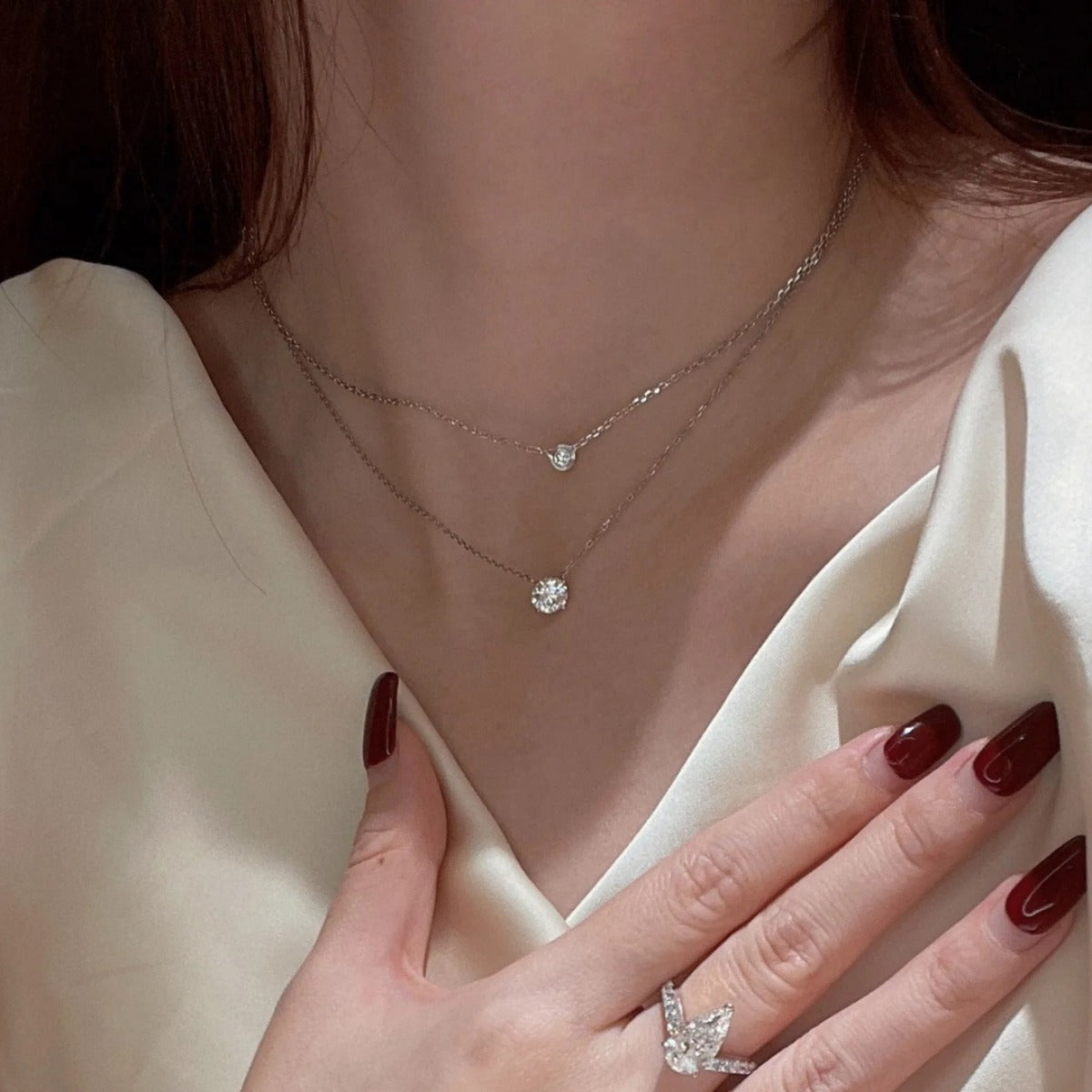 Koyace Moissanite Necklace S925 Pure Silver