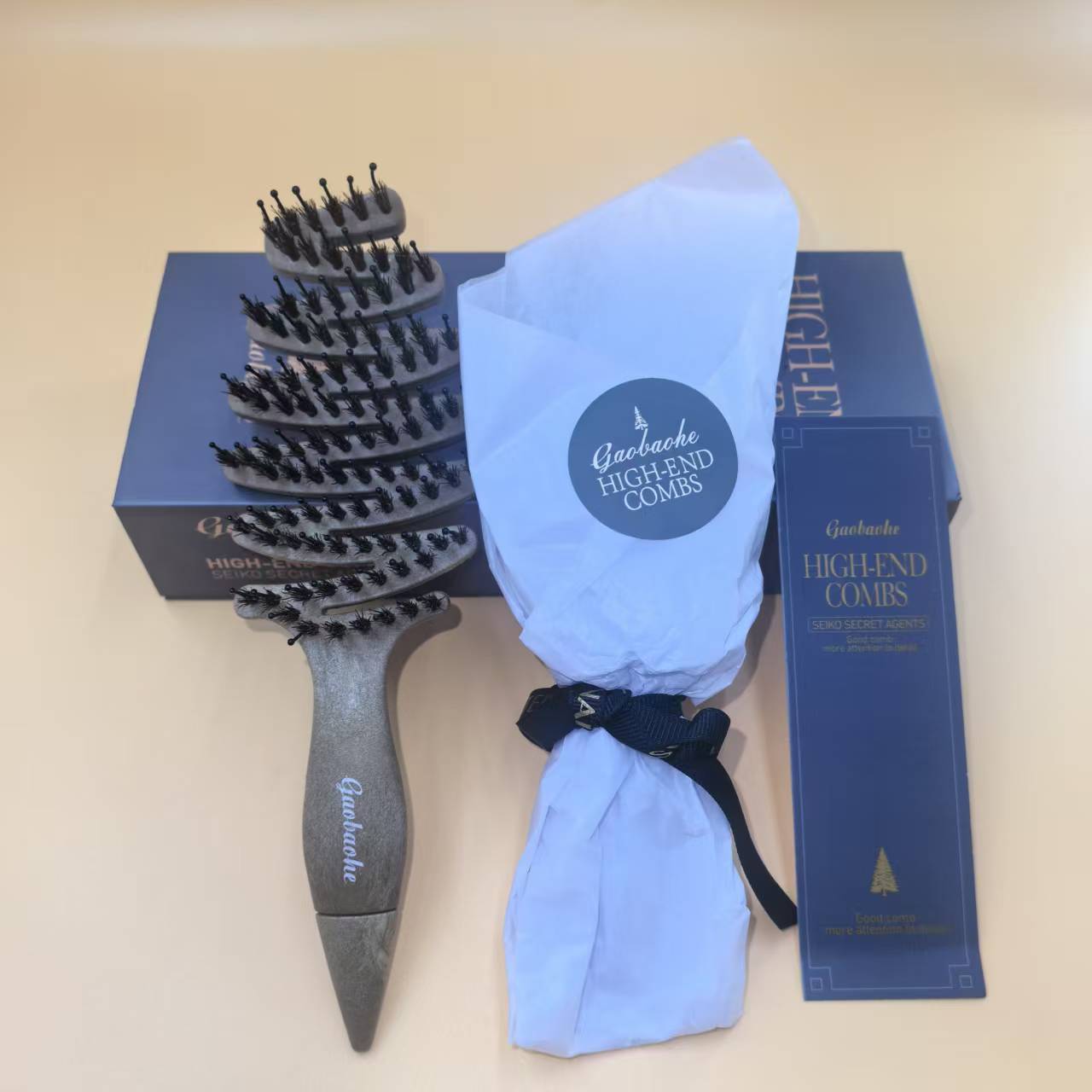 Koyace Pine Tower Pig Bristle Hair Care Brush