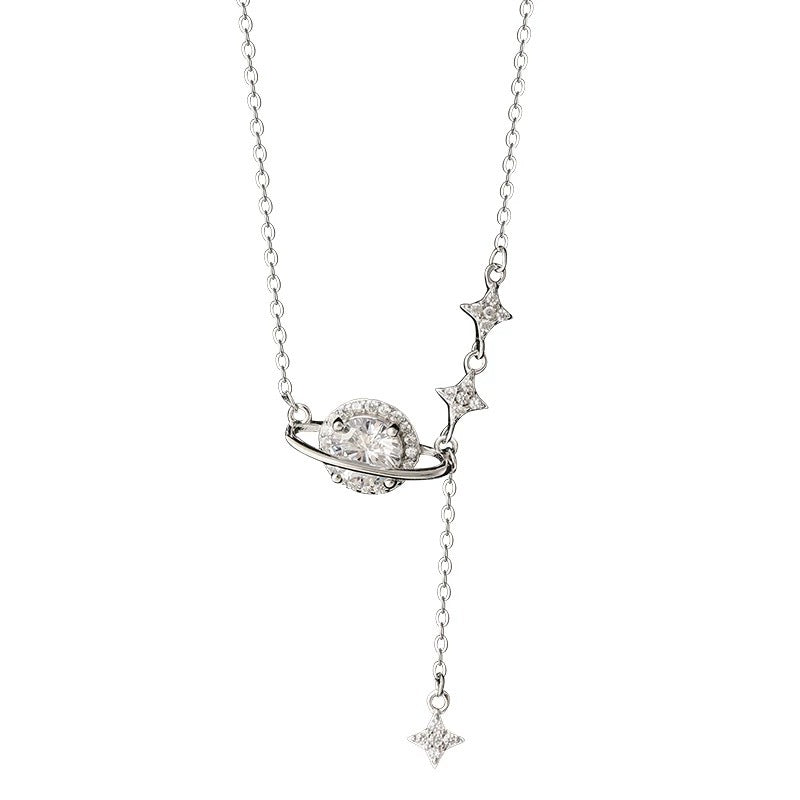 Koyace Sparkling Star Ball Universe Tassel Necklace