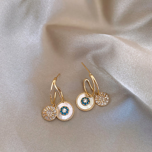 Koyace Time Of The Mirror Pendant Slightly Diamonds Earrings